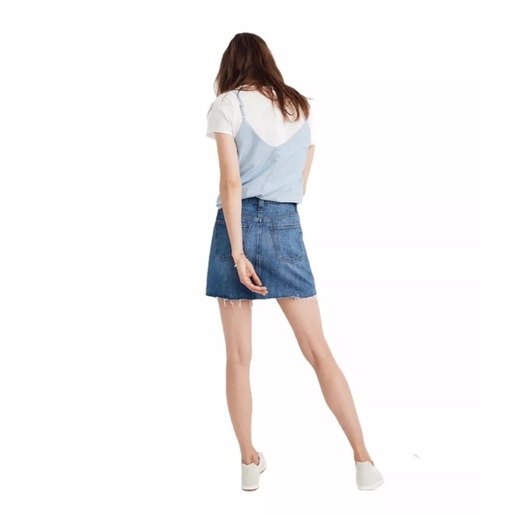 Madewell Rigid Denim A-Line Skirt Size 26 - Picture 4 of 11